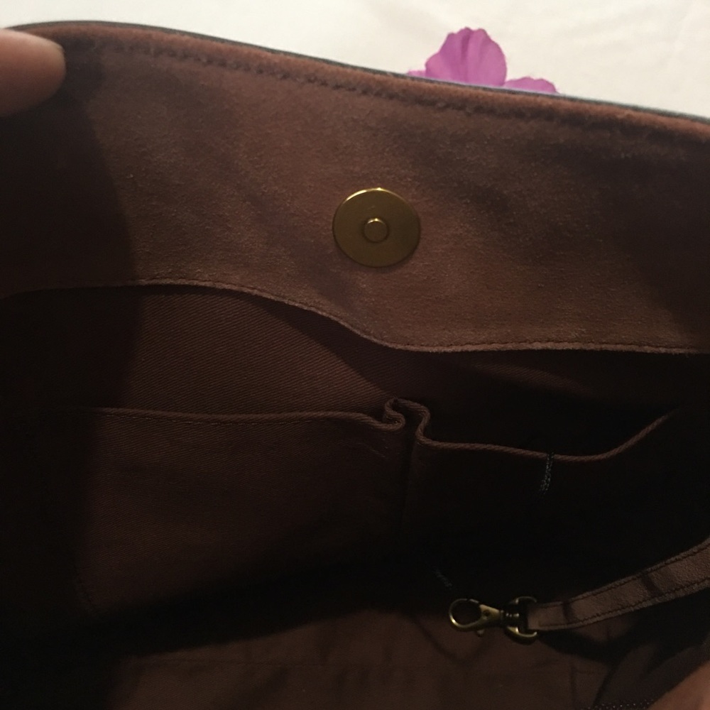 FRYE Leather Side Pocket Hobo Shoulder Bag, - Picture 12 of 14
